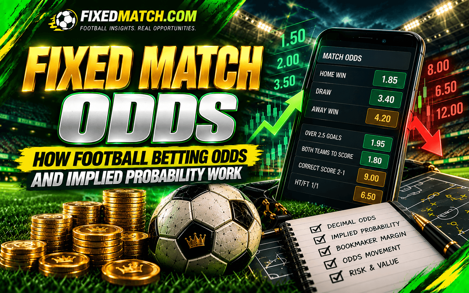 Fixed Match Odds: How Football Betting Odds and Implied Probability Work