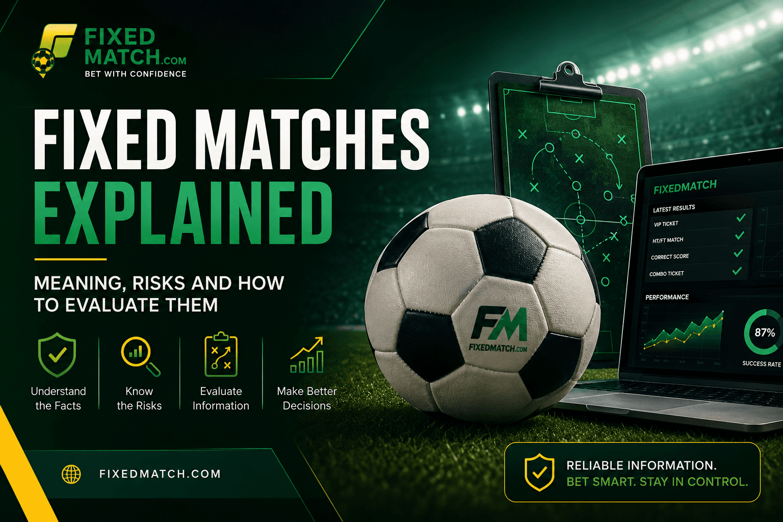 Fixed Matches Explained: Meaning, Risks and How to Evaluate Them